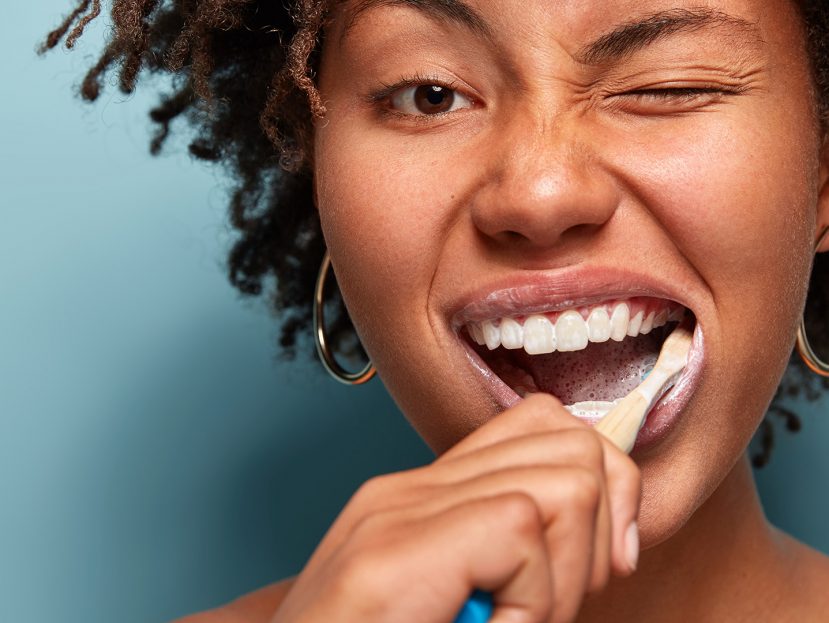 brush your Teeth in the Shower