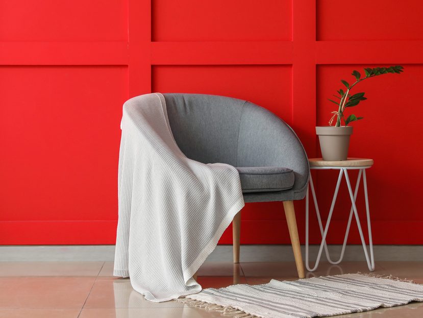 red interiors