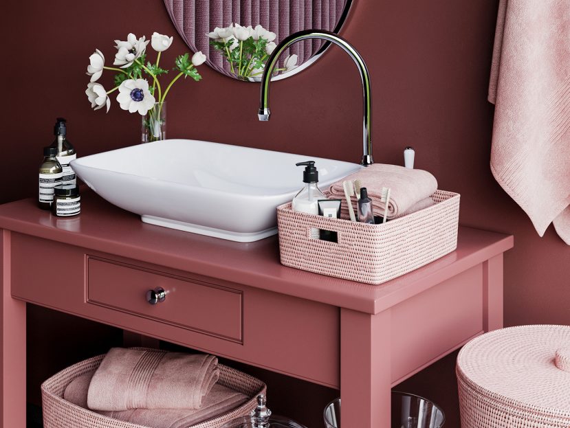 pink bathroom