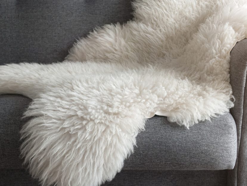 Single Pelt Sheepskin Rug