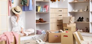 decluttering when moving home