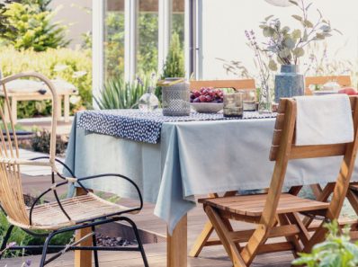 dressing your garden table