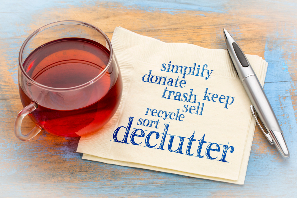 decluttering to save money