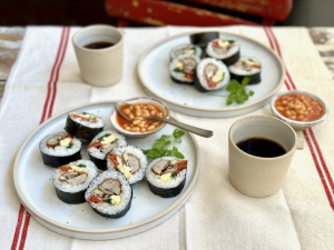 breakfast sushi roll