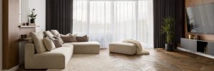 Beige Corner Sofa