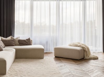 Beige Corner Sofa