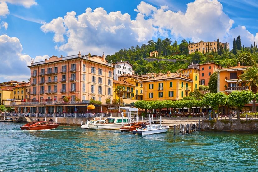 proposing at lake como