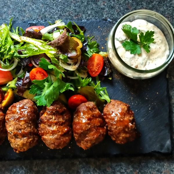 Autumn Recipes: A Spiced Beef Kofta and Pomegranate Drizzle