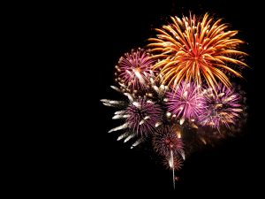 how fireworks create atmosphere