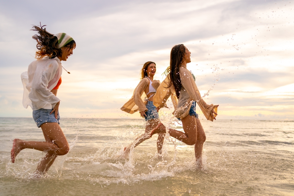 get rid of sand after beach day
