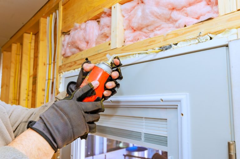 Spray foam insulation