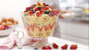 apple crumble trifle