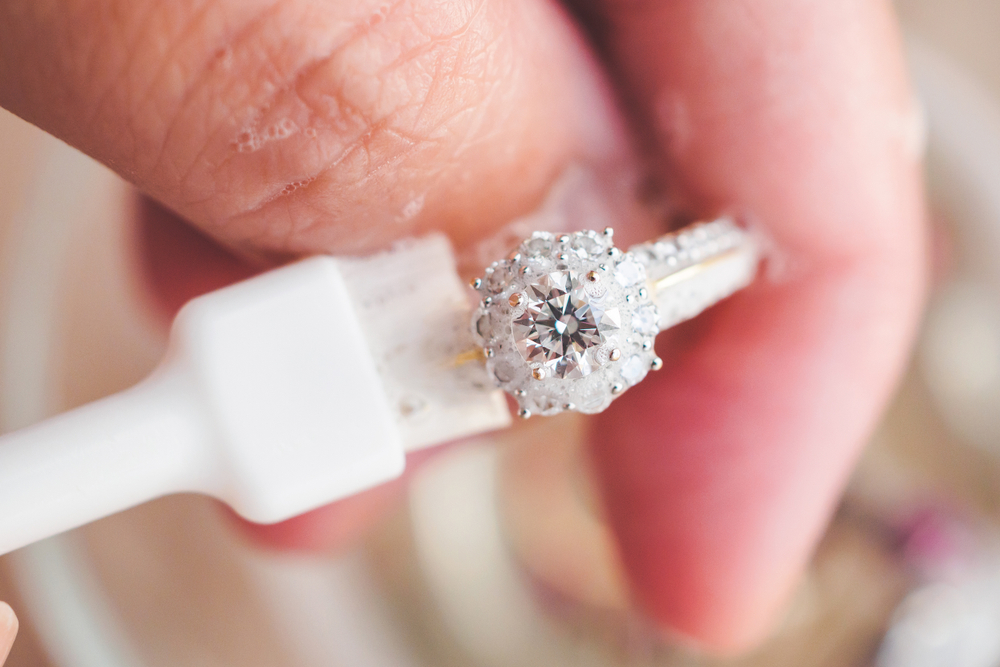 how to clean engagement ring